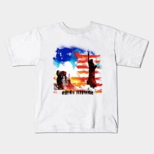 american sunrise Kids T-Shirt